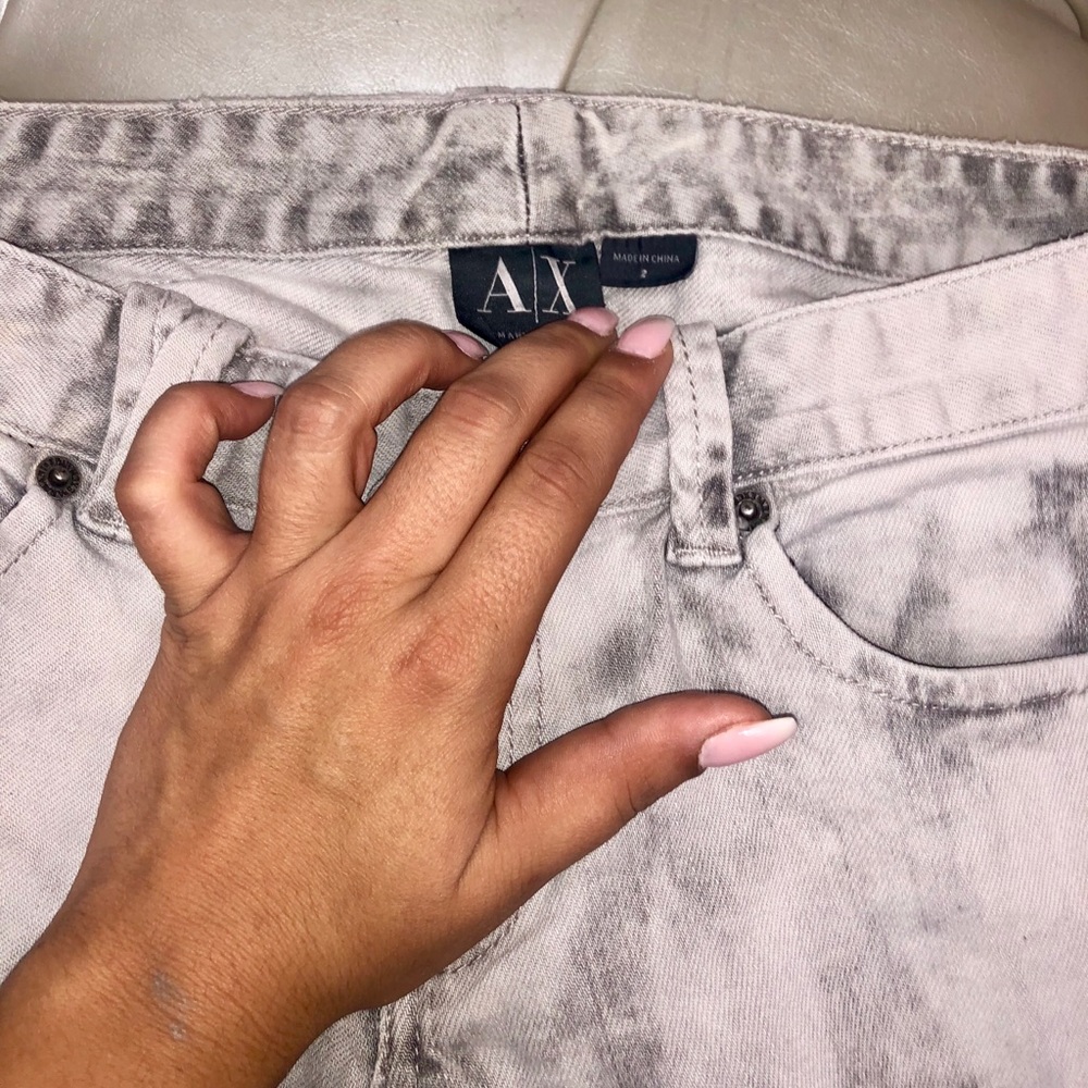 Armani Exchange Jeans Bleach Washed Women’s Size 2